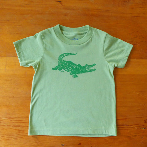 Green Gator Short Sleeve Toddler T