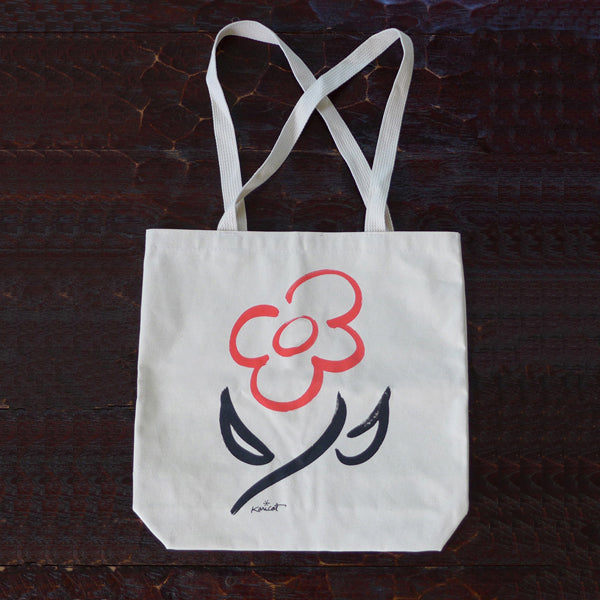 Red Rose Grocery Tote