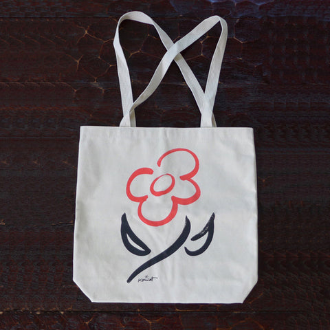 Red Rose Grocery Tote
